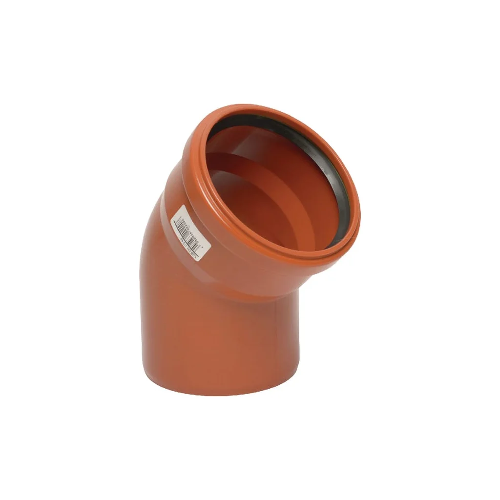 Cot PVC 125 mm x 45 °