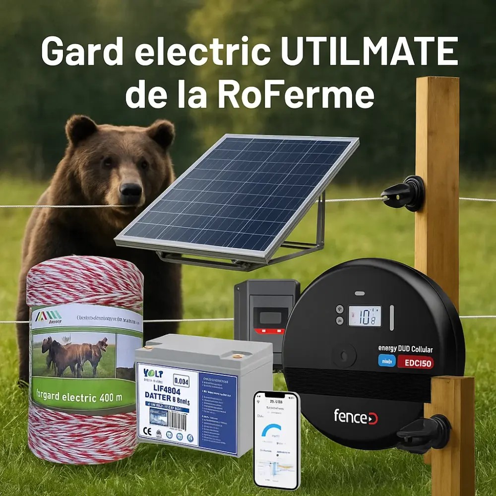 Sistem fotovoltaic și gard electric UTILMATE - Proiect eligibil prin finanțare AFM