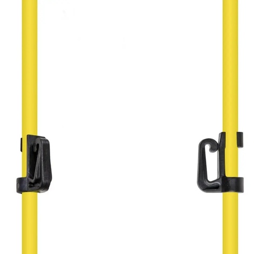Stalp oval din fibra de sticla pentru gard electric