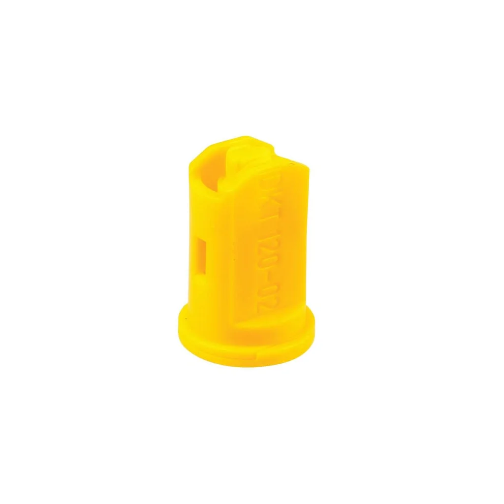 Duză cu ventilator dublu pentru injecție de aer IDKT 120° 02 plastic galben Lechler