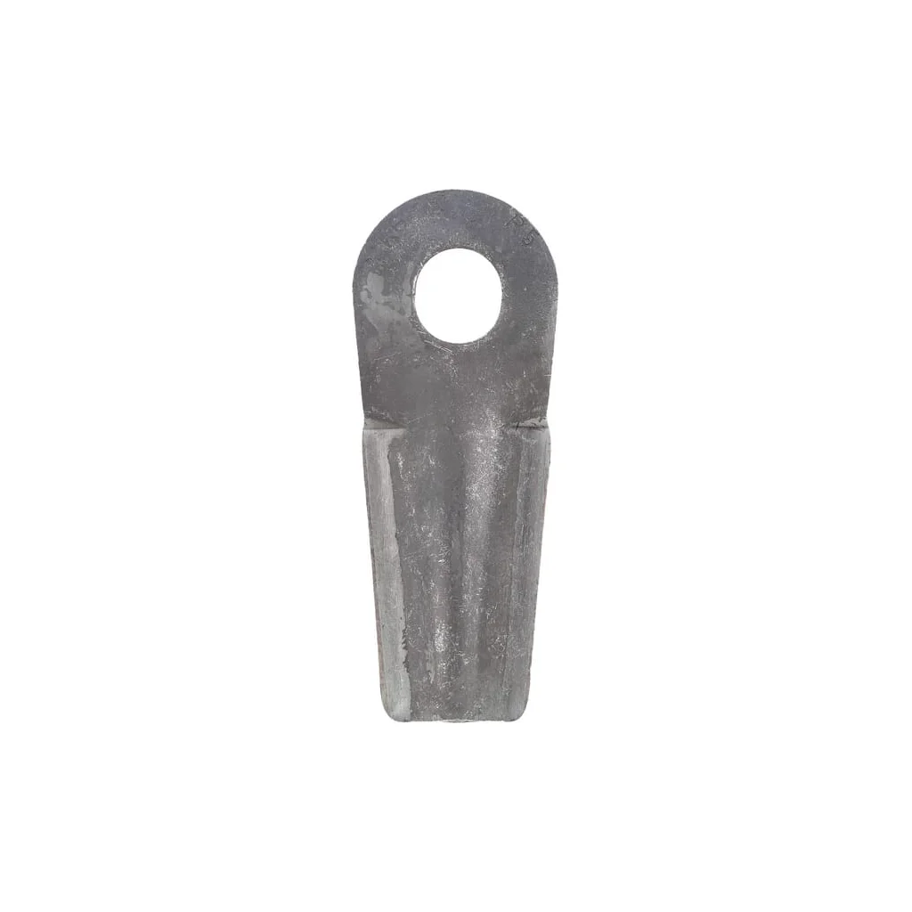 Lamă cositoare stânga/dreapta 127x50x4mm orificiu 23x20,8mm oval pachet 25 buc. potrivită pentru Taarup