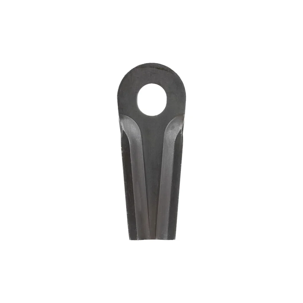Lamă cositoare stânga/dreapta 128x50/35x4mm orificiu oval 23x20,5mm pachet 25 buc. potrivită pentru Taarup