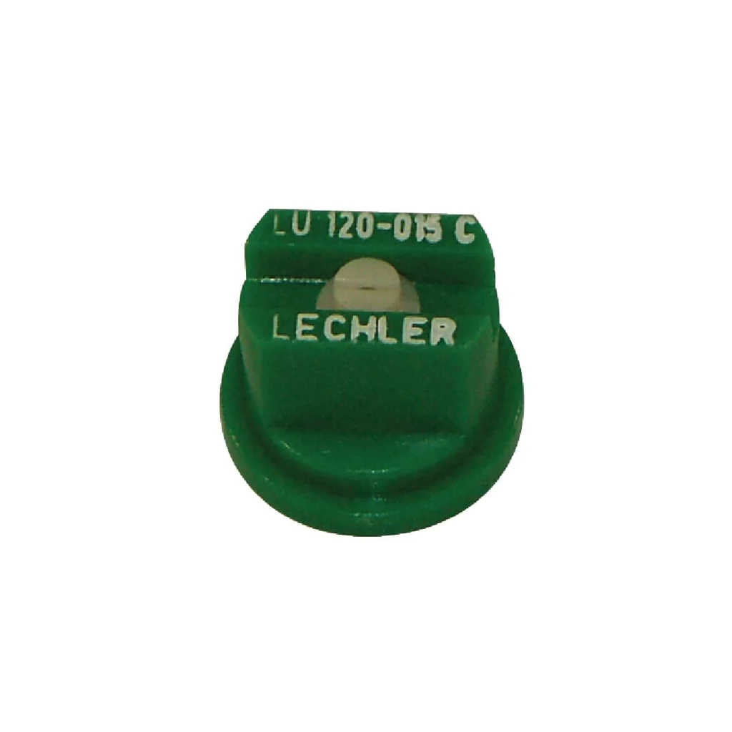 Duză ventilator plat LU 120° 015 verde din material ceramic Lechler