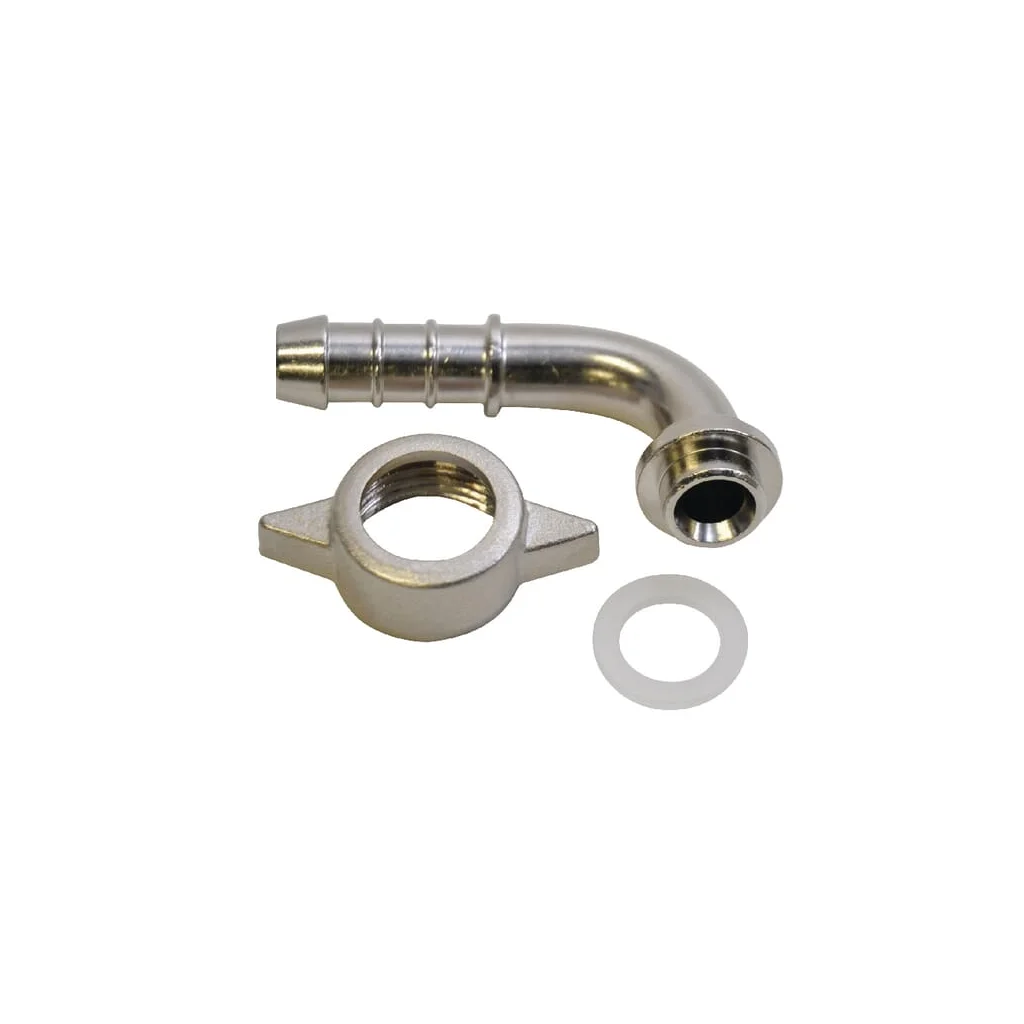 Mufă cu ștuț de furtun 90° 1/2"x13mm