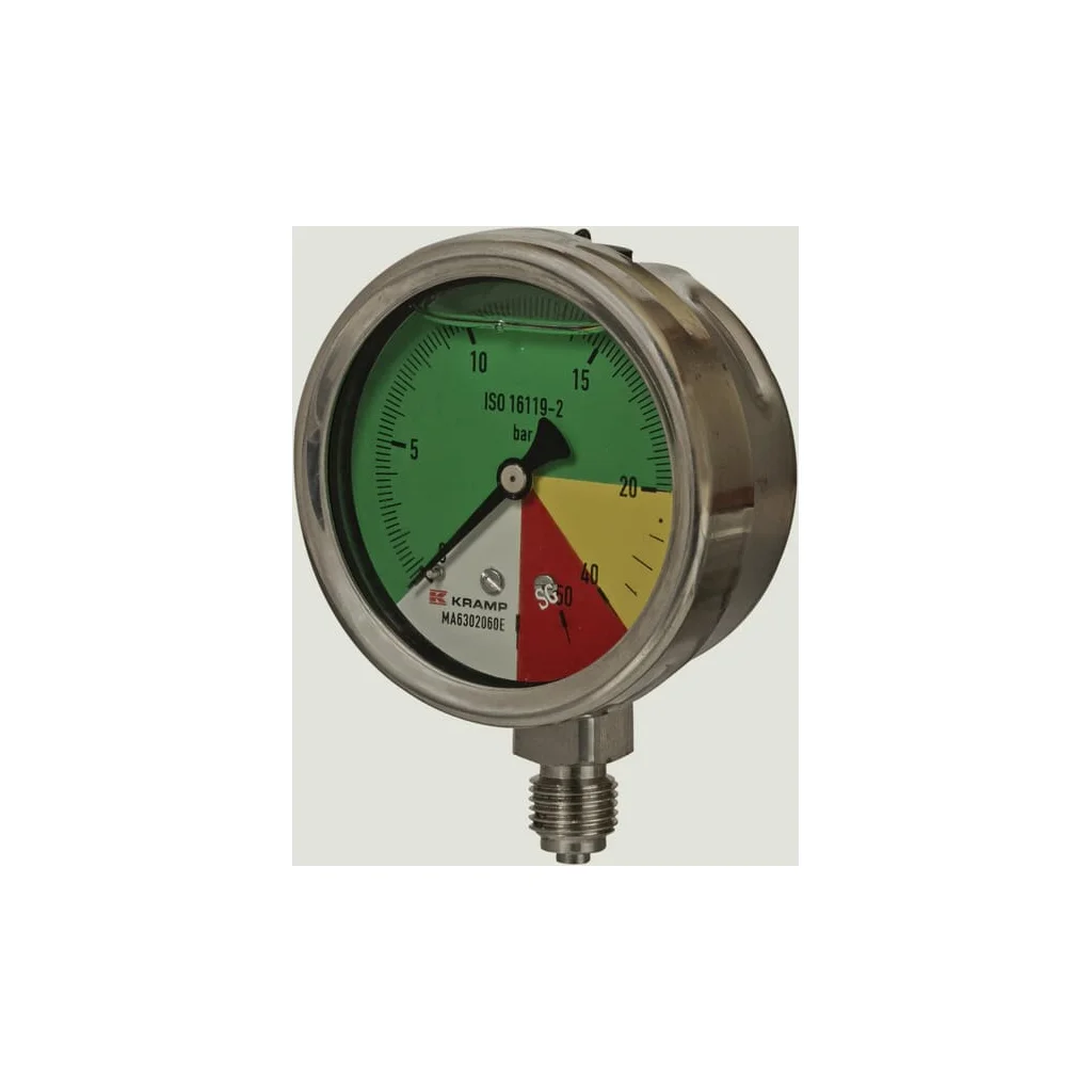 Manometru diametru 63mm 0-20-40-60 1/4" BSP conexiune inferioară