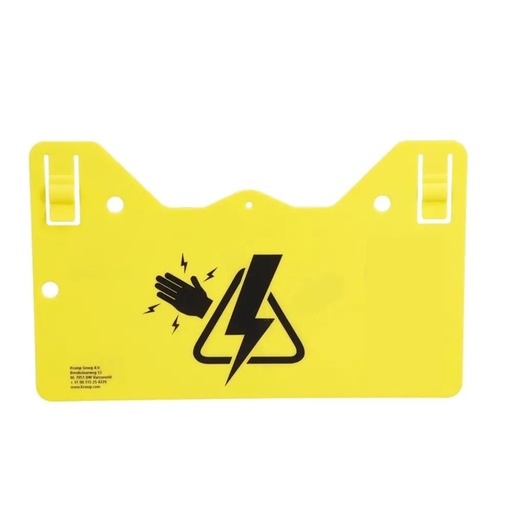 Placuta avertizare, gard electric
