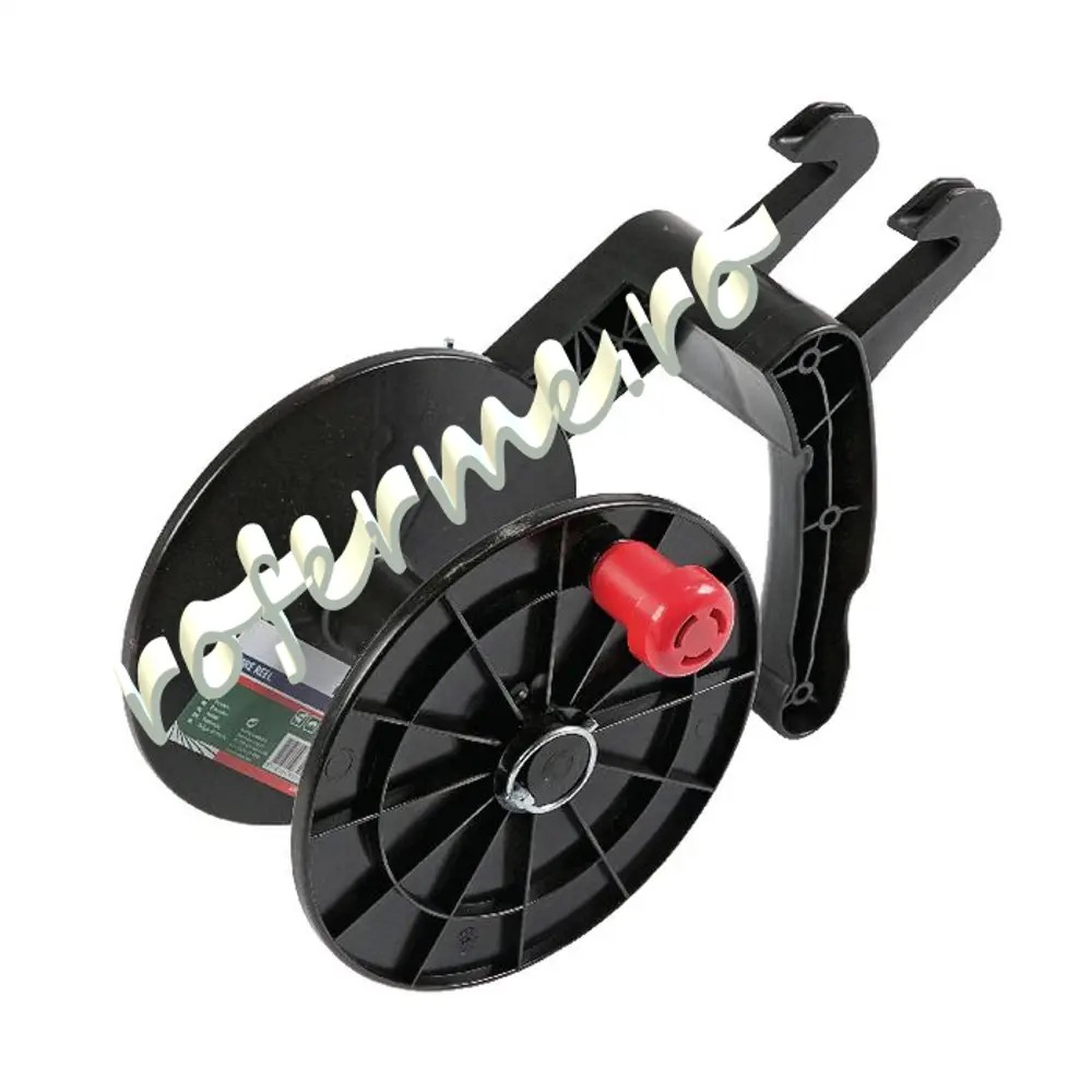 Tambur pentru fir gard electric, cu suport