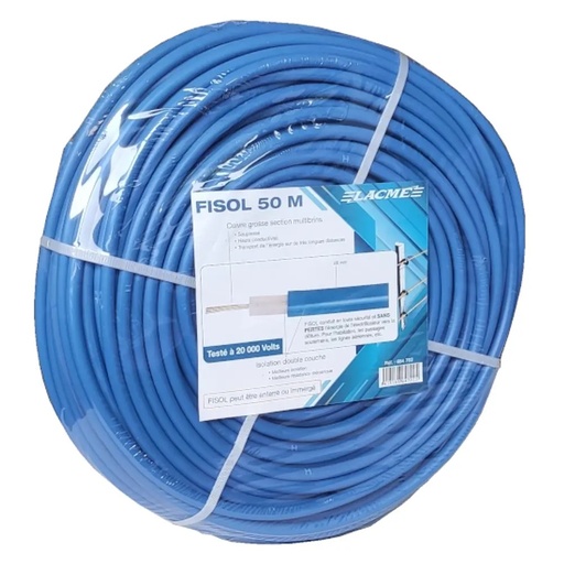 Cablu subteran gard electric, 8 mm x 1,6 mm x 5000 mm (Ext x int x L)