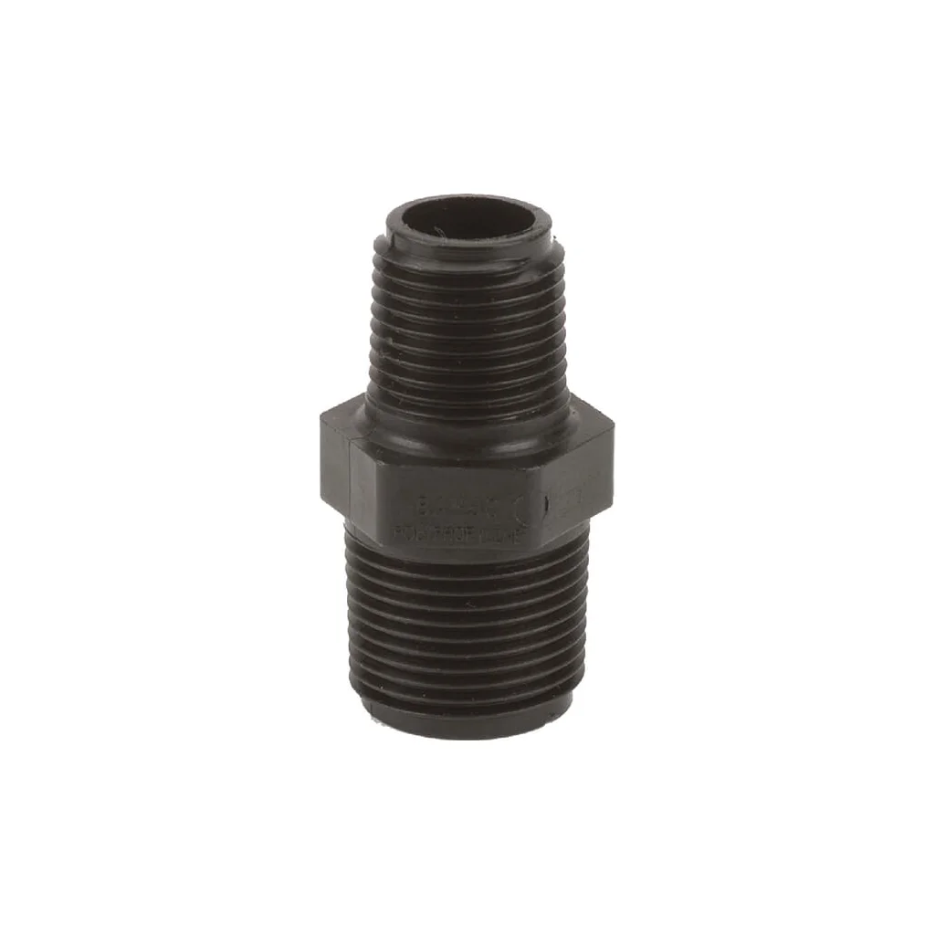 Niplu dublu tată/tată 3/4 "x 1/2 "N