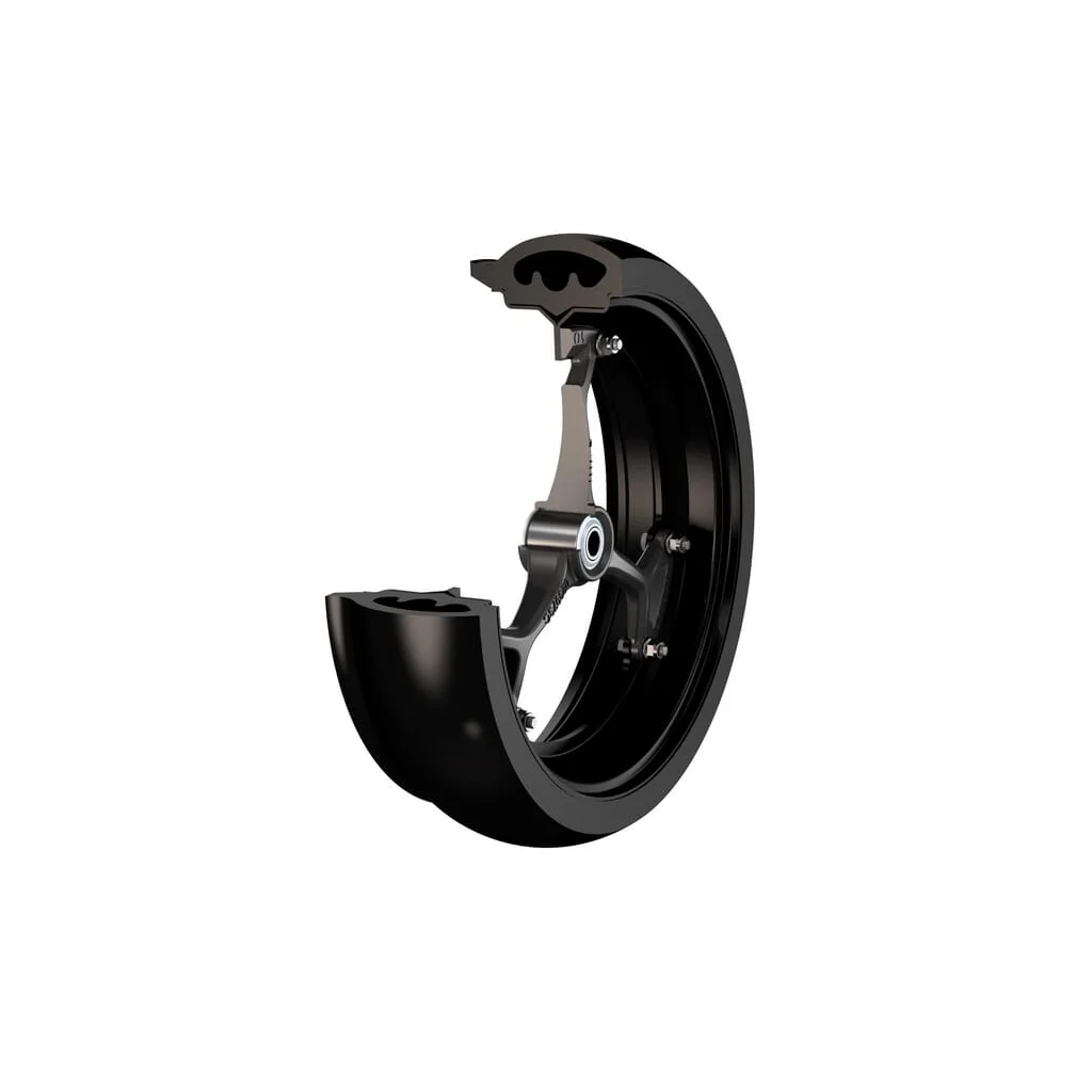 Roată semi-pneumatică 400x120/LV/71S/M25BB
