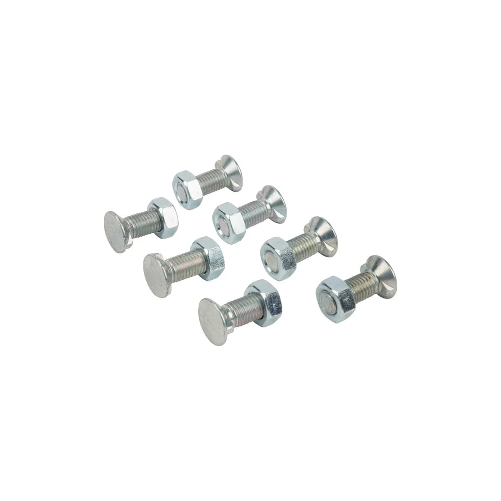 Set șuruburi plug cu umeri și piuliță M11x30mm 2N 7 buc.
