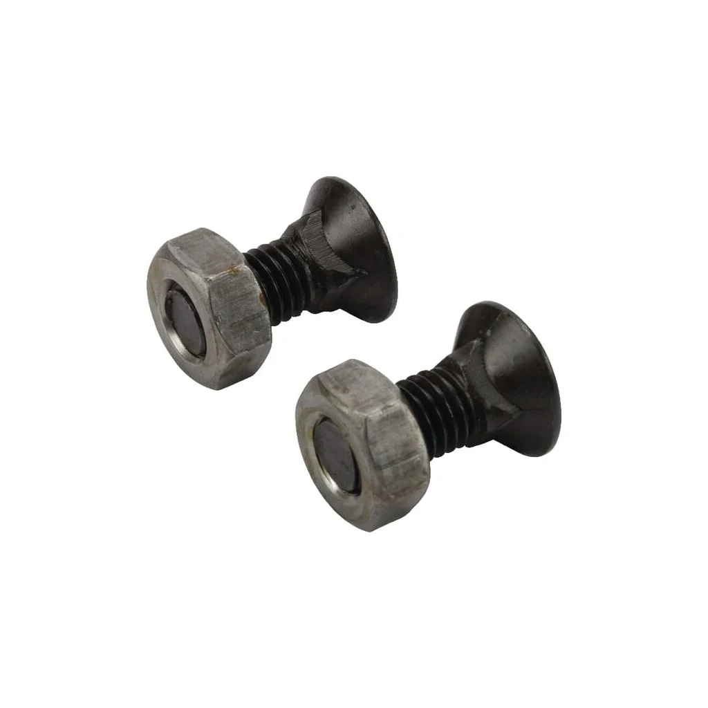 Set șuruburi plug cu gât pătrat și piuliță M10x25mm VK 2 buc.
