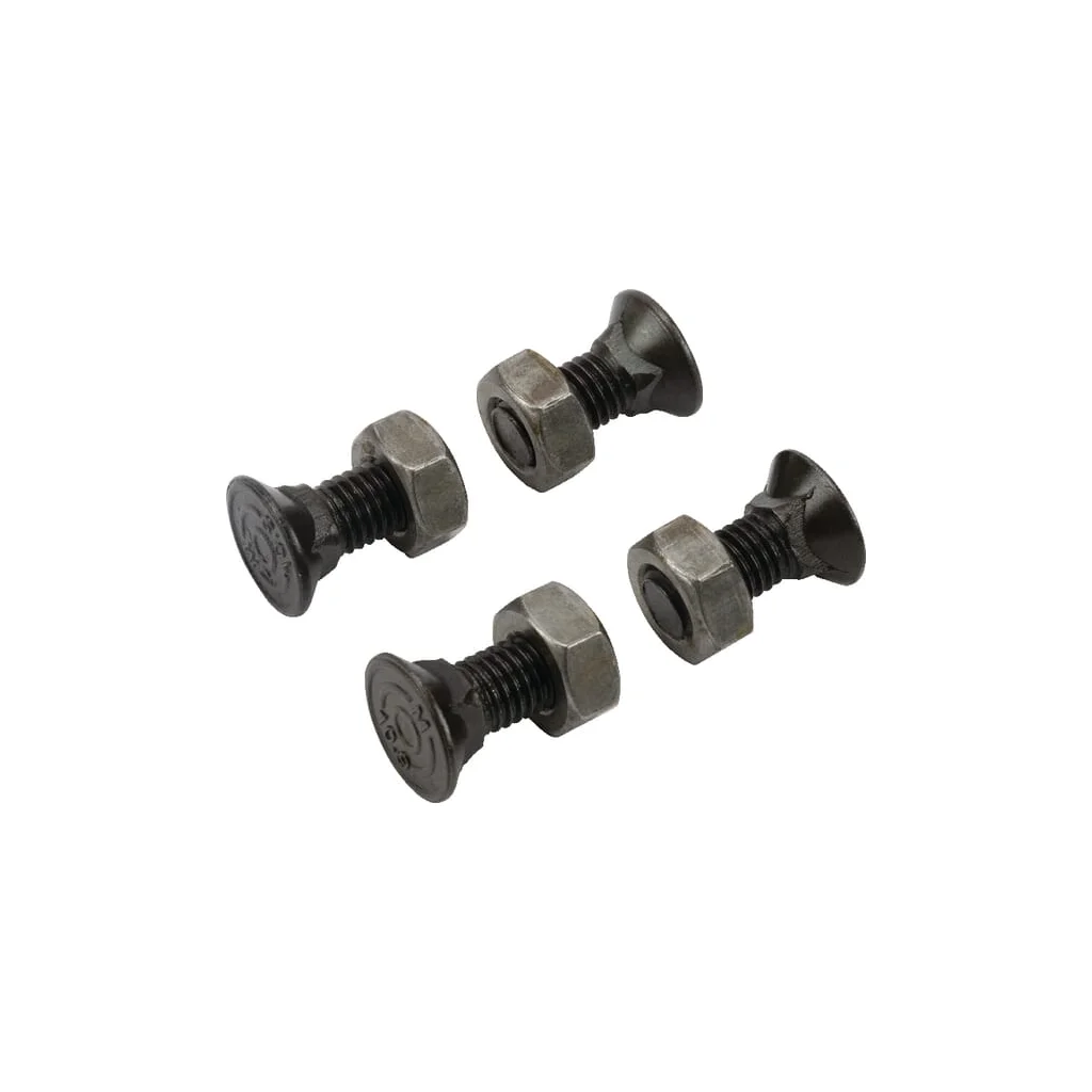 Set șuruburi plug cu gât pătrat și piuliță M10x25mm VK 4 buc.