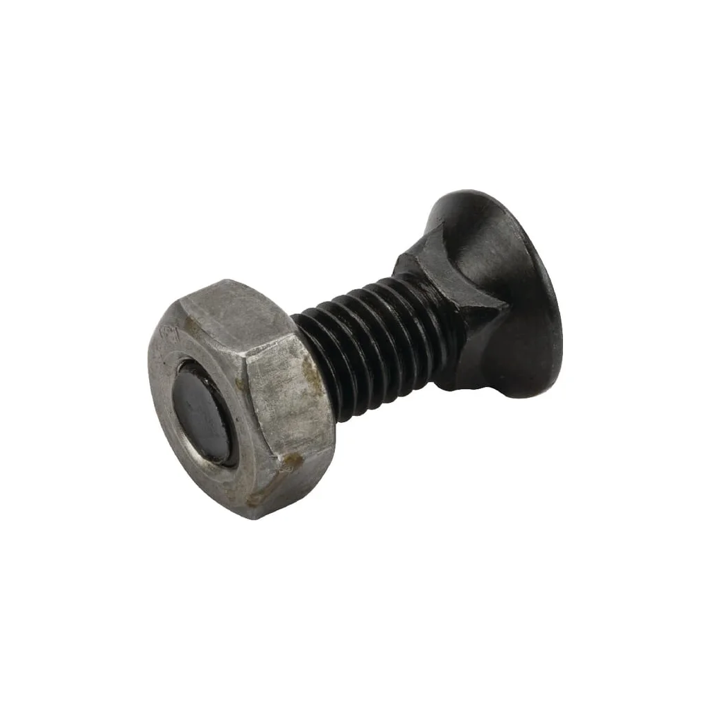 Șurub plug cu gât pătrat și piuliță M10x30mm VK