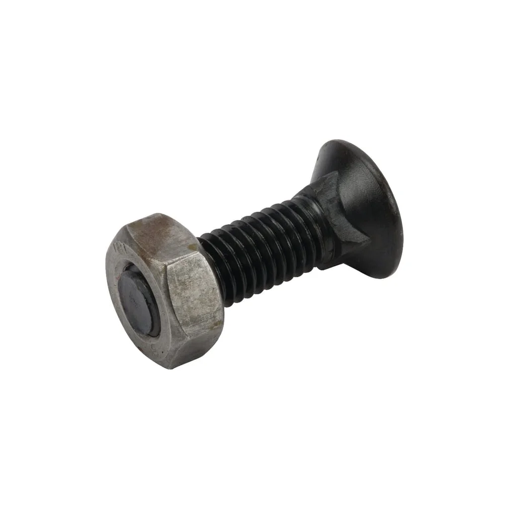 Set șuruburi plug cu gât pătrat și piuliță M10x35mm VK 1 buc.