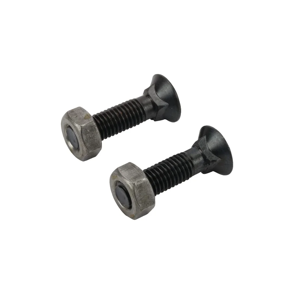 Set șuruburi plug cu gât pătrat și piuliță M10x40mm VK 2 buc.