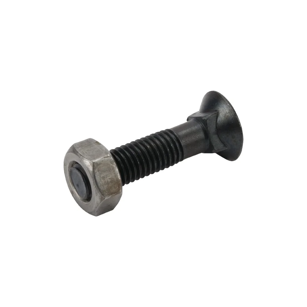 Șurub plug cu gât pătrat și piuliță M10x45mm VK