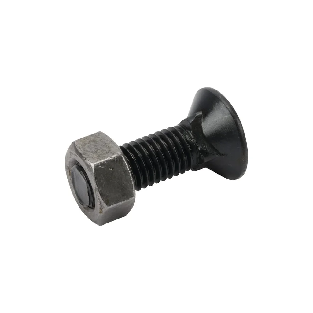 Șurub plug cu gât pătrat și piuliță M12x40mm VK