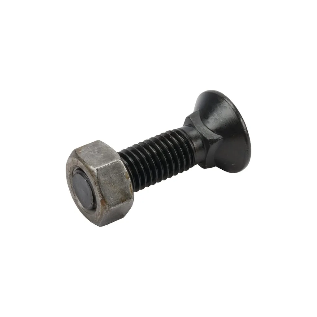 Șurub plug cu gât pătrat și piuliță M12x45mm VK