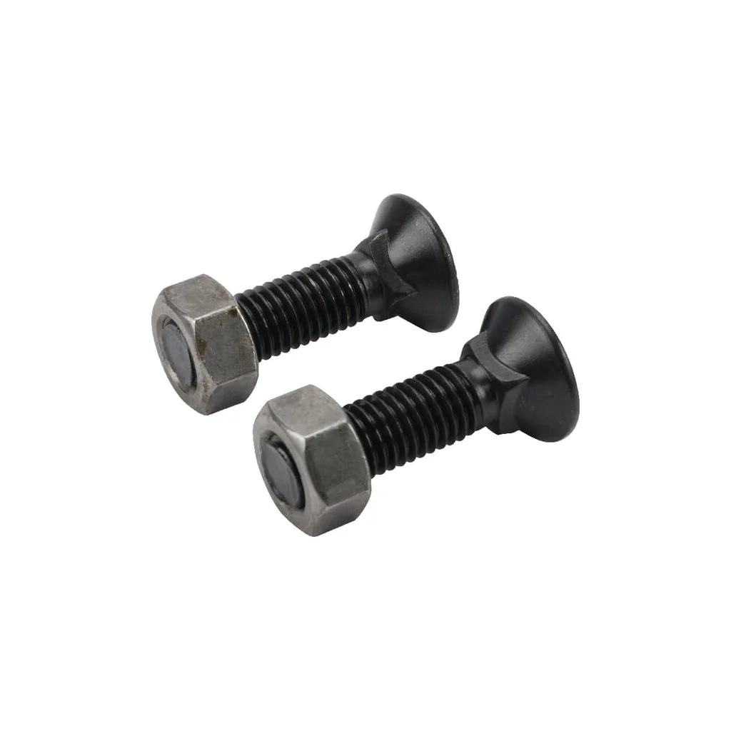 Set șuruburi plug cu gât pătrat și piuliță M12x45mm VK 2 buc.