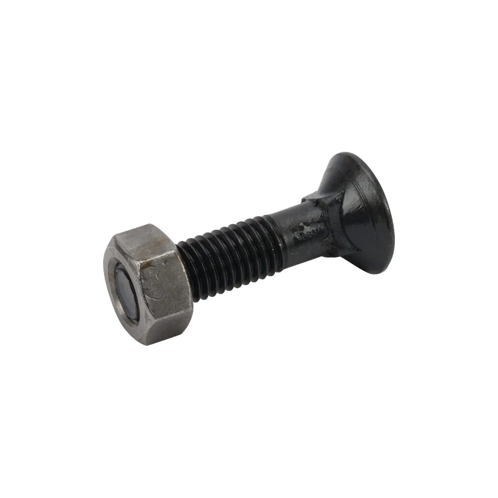 Șurub plug cu gât pătrat și piuliță M12x50mm VK