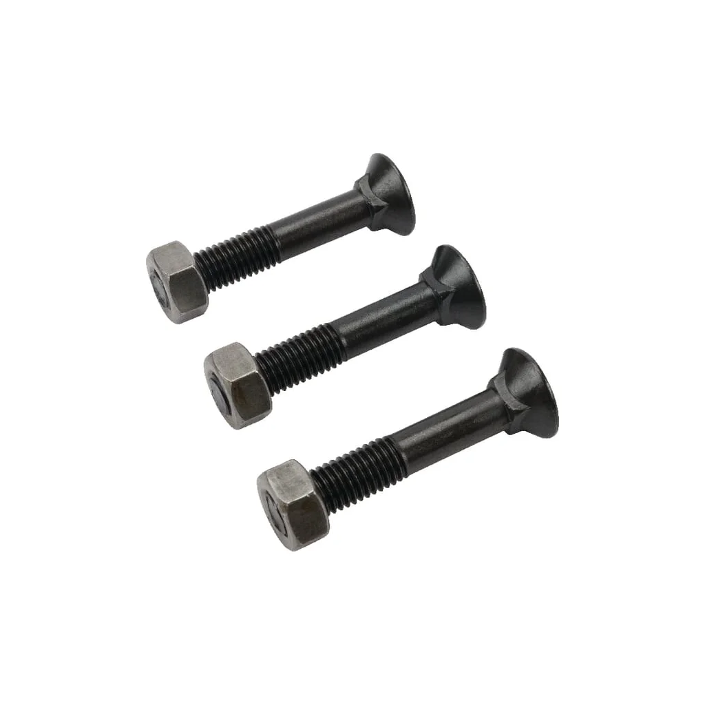 Set șuruburi plug cu gât pătrat și piuliță M12x70mm VK 3 buc.
