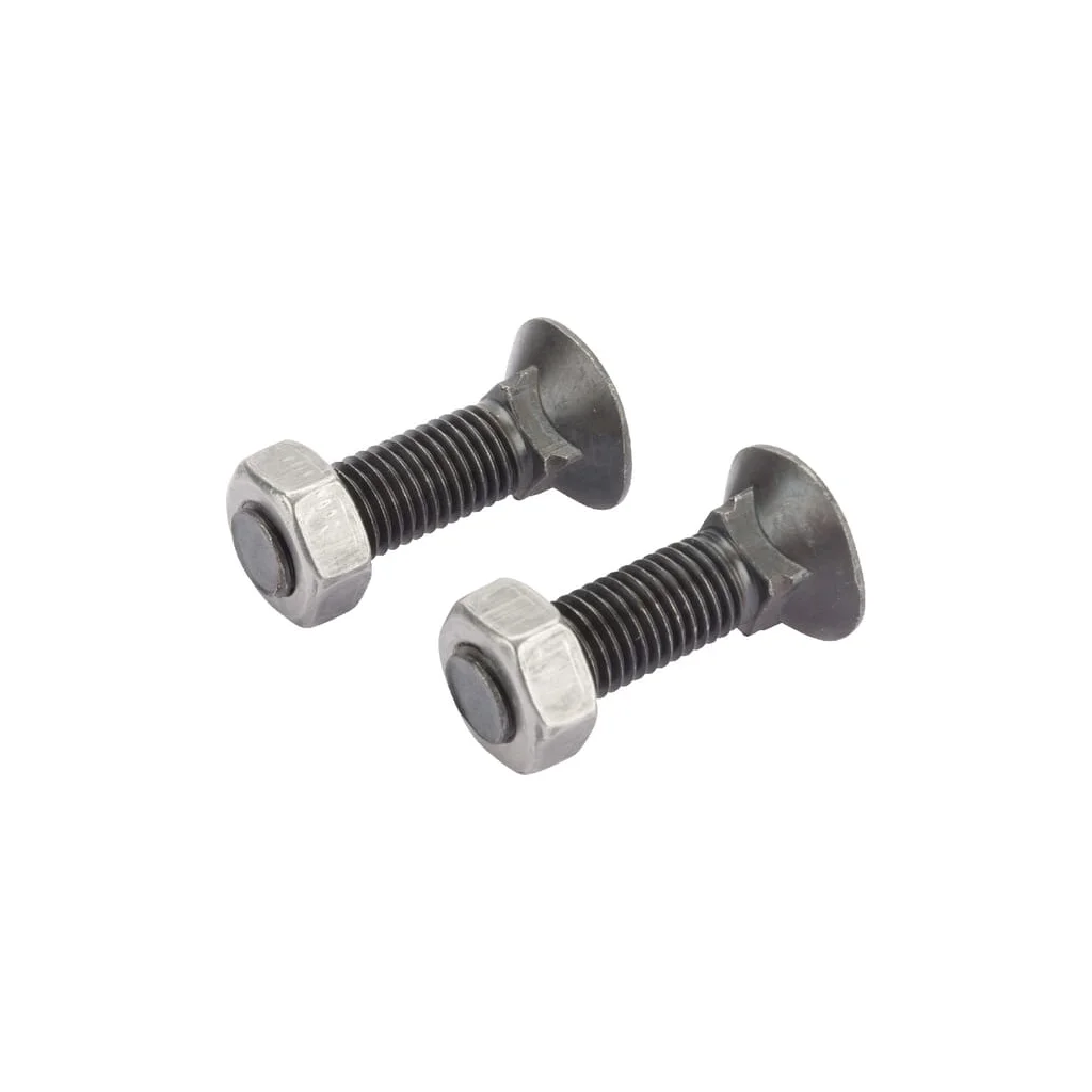 Set șuruburi plug cu gât pătrat și piuliță M11x40mm VK 2 buc.