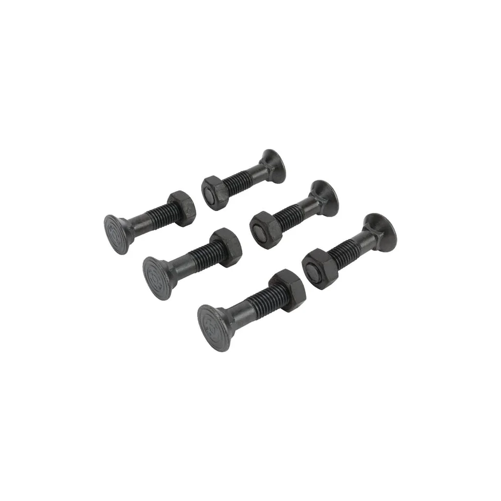Set șuruburi plug cu gât pătrat și piuliță M14x50mm VK 6 buc.