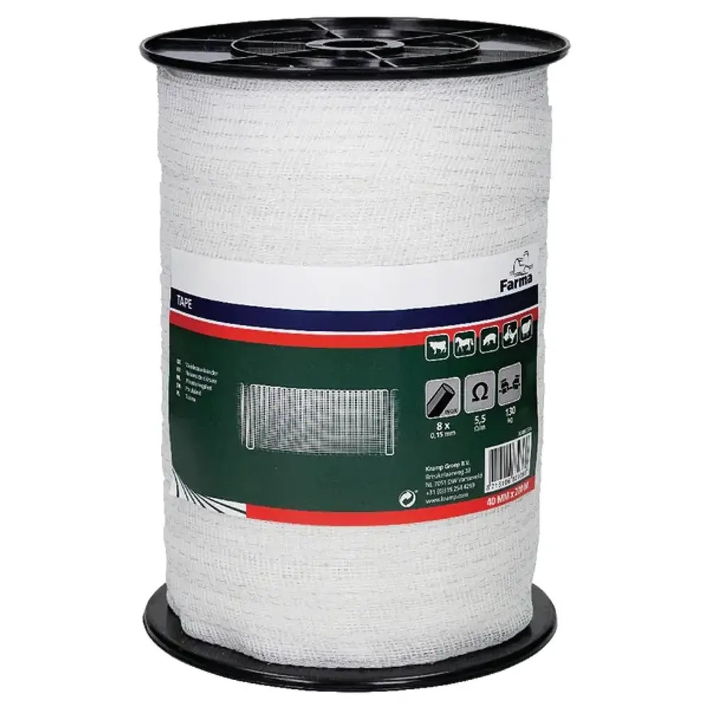 Banda pentru gard electric - 40 mm, 200 m