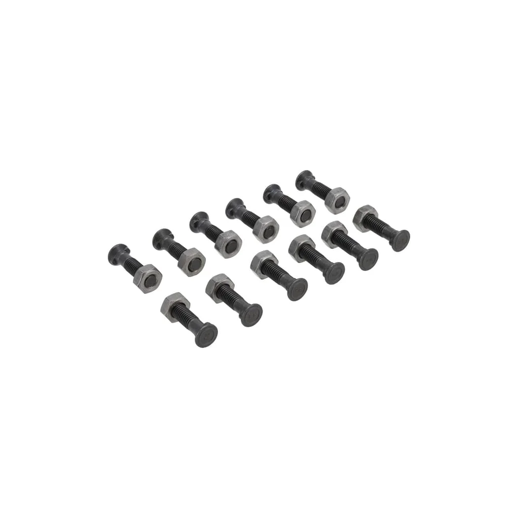 Set șuruburi plug cu umeri și piuliță M10x40mm CO 12 buc.