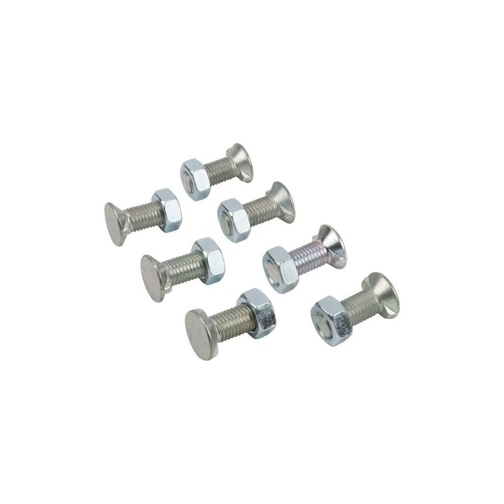 Set șuruburi plug cu umeri și piuliță M11x30mm CO 7 buc.