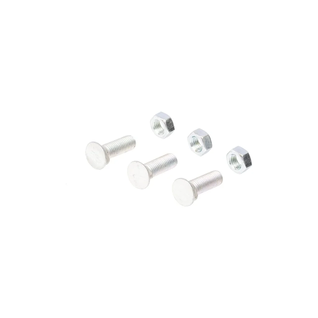Set șuruburi plug cu umeri și piuliță M11x35mm CO 3 buc.