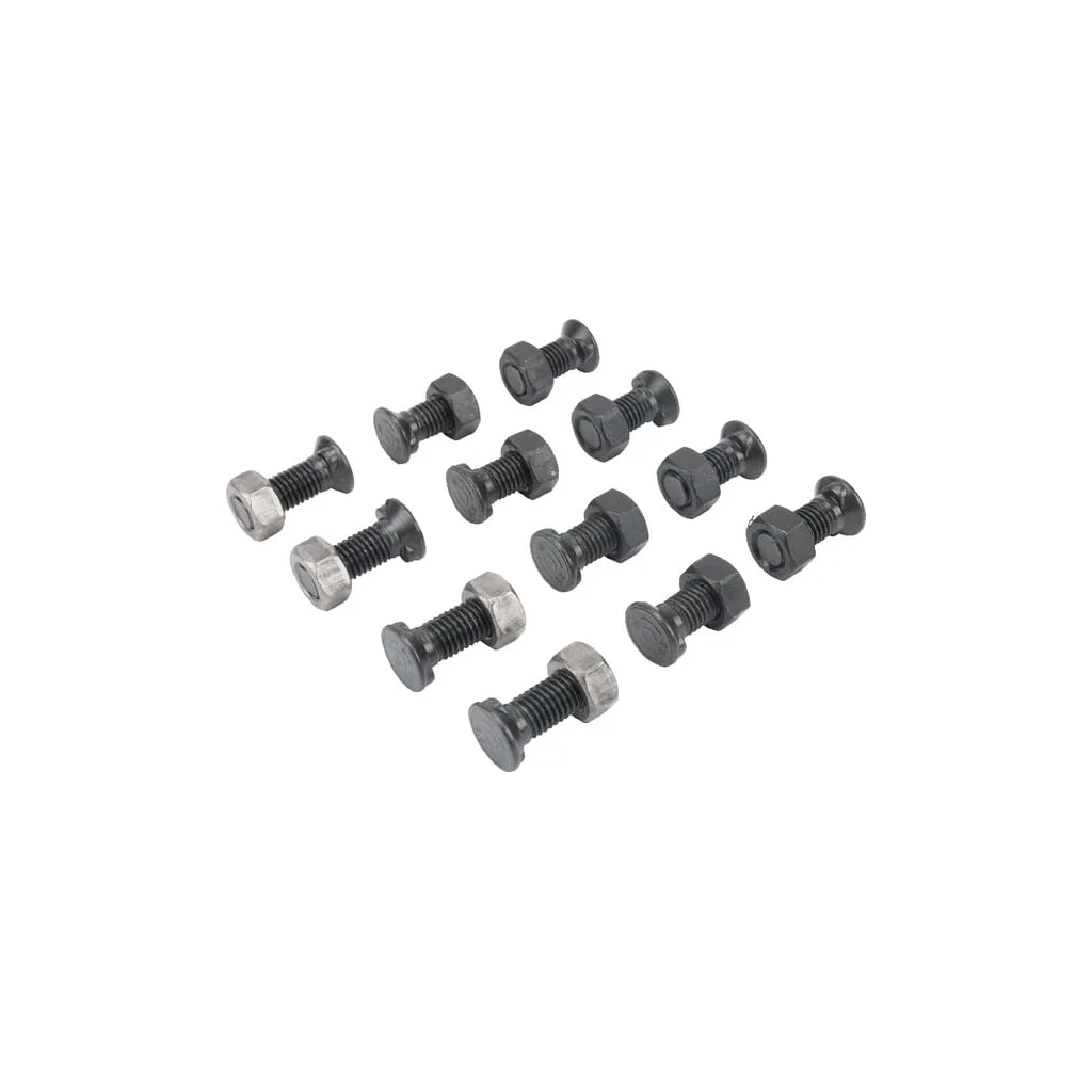 Set șuruburi plug cu umeri și piuliță M12x30mm 8 buc. CO M12x35mm CO 4 buc.