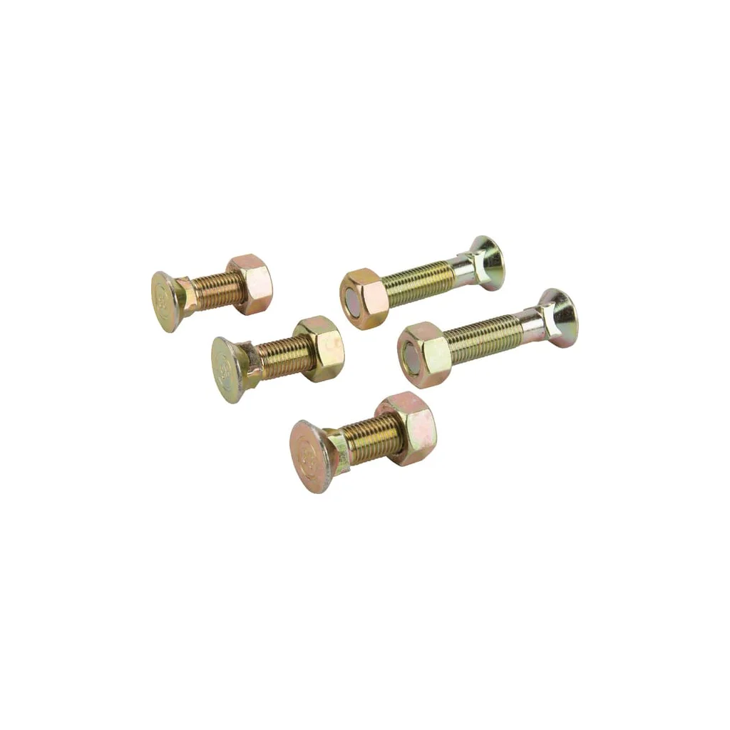 Șurub plug cu gât pătrat și piuliță 7/16"x35mm 3 buc. 7/16"x55mm 2 buc.