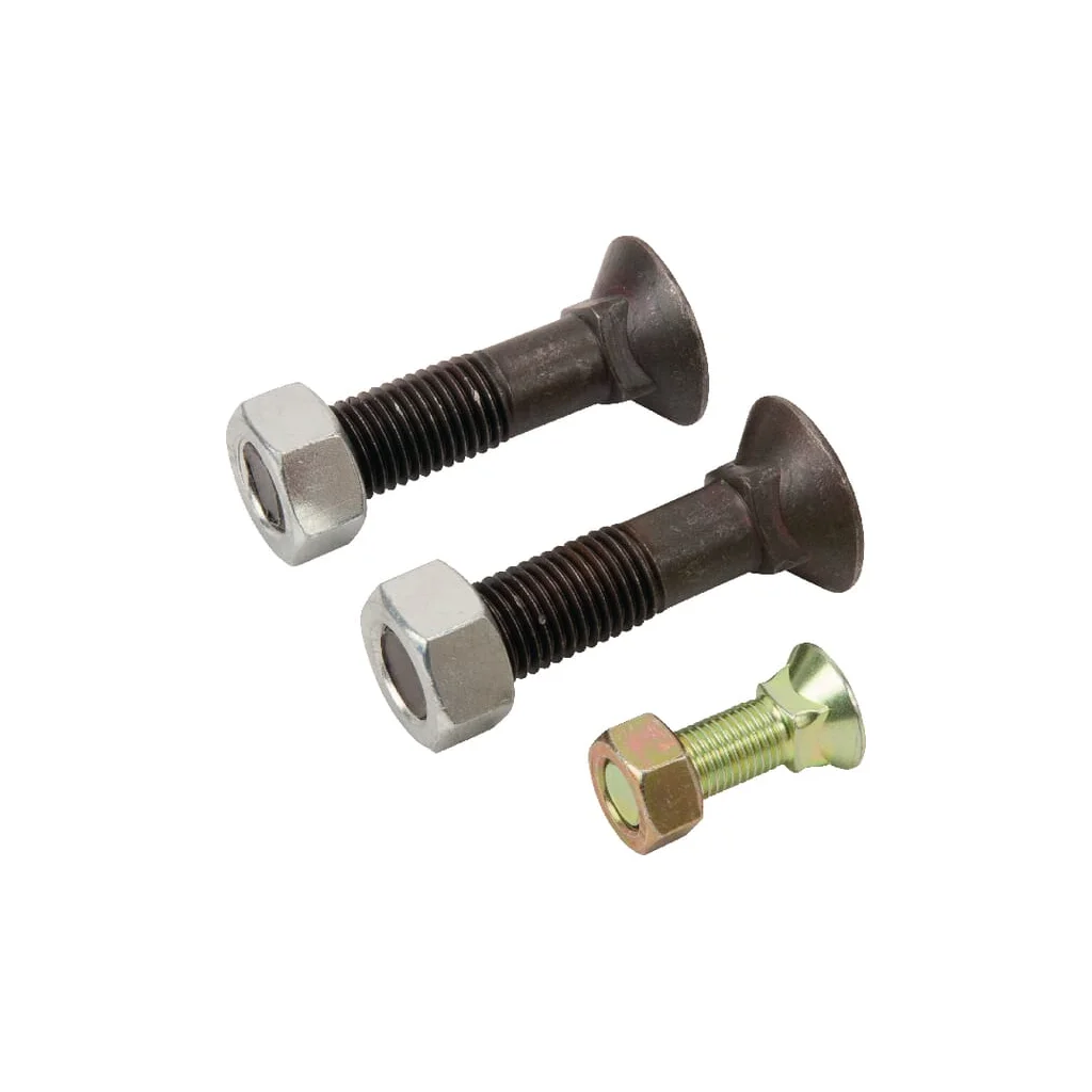 Set șuruburi plug cu gât pătrat și piuliță 7/16"x35mm VK 1 buc. M16x70mm VK 2 buc.