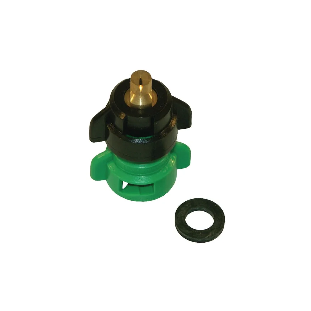 Duză injecție aer jet oblic TDOC 80° 015 verde alamă Agrotop