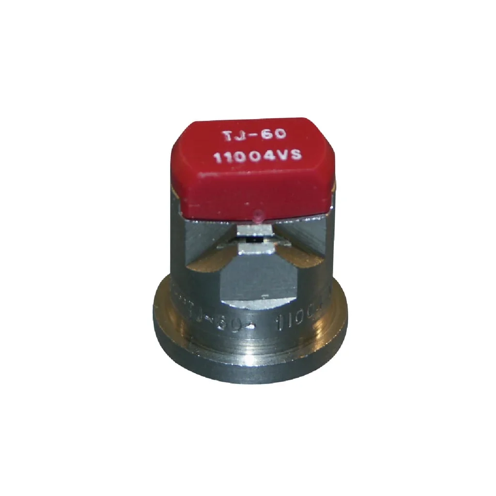 Duză ventilator dublu plat TJ 110° 04 TeeJet, roșie, din oțel inoxidabil