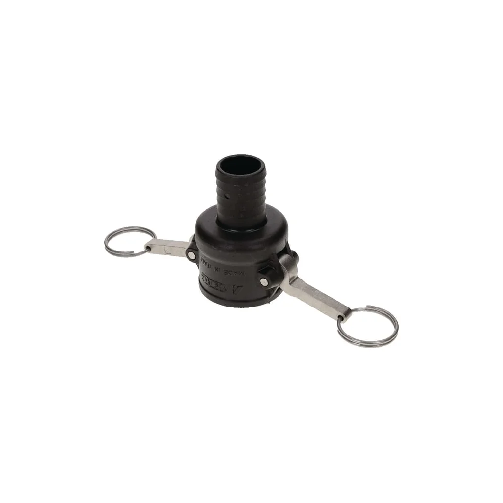 Cuplă Camlock tip C 1 1/4", conexiune furtun, polipropilenă