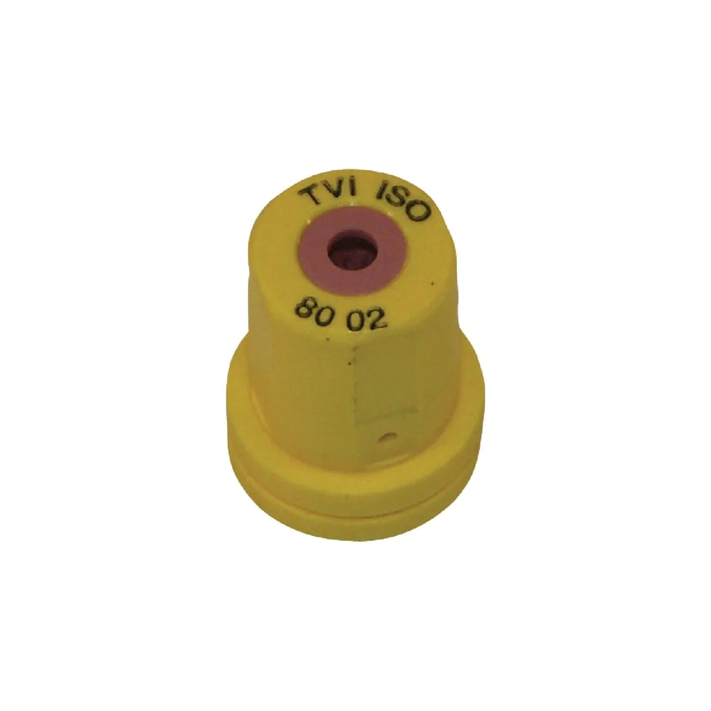 Duză injector cu bilă conică TVI 80° galbenă ceramică