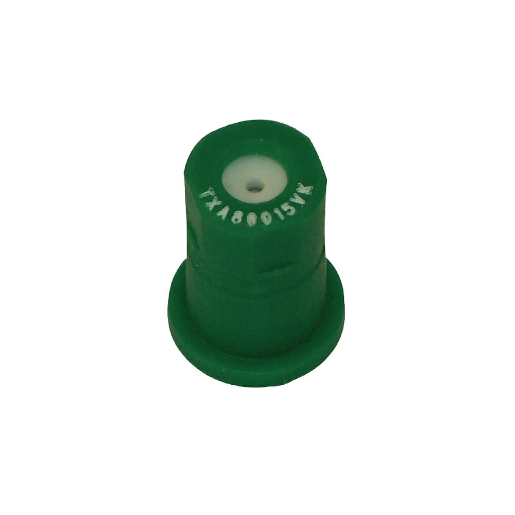 Duză conică goală TXA 80° 015 verde din material ceramic TeeJet