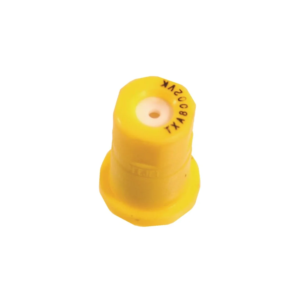 Duză conică goală TXA 80° 02 galbenă din material ceramic TeeJet