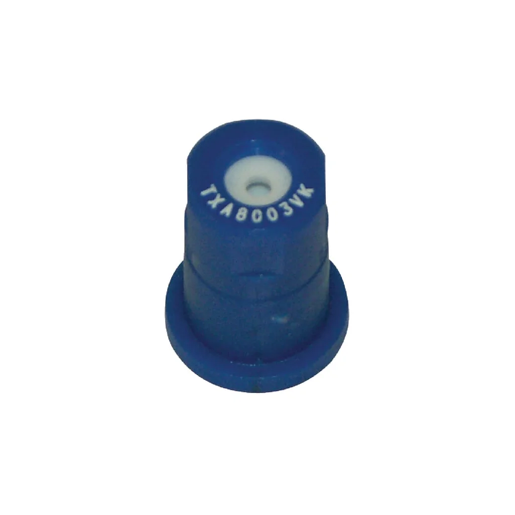 Duză conică goală TXA 80° 03 albastră din material ceramic TeeJet