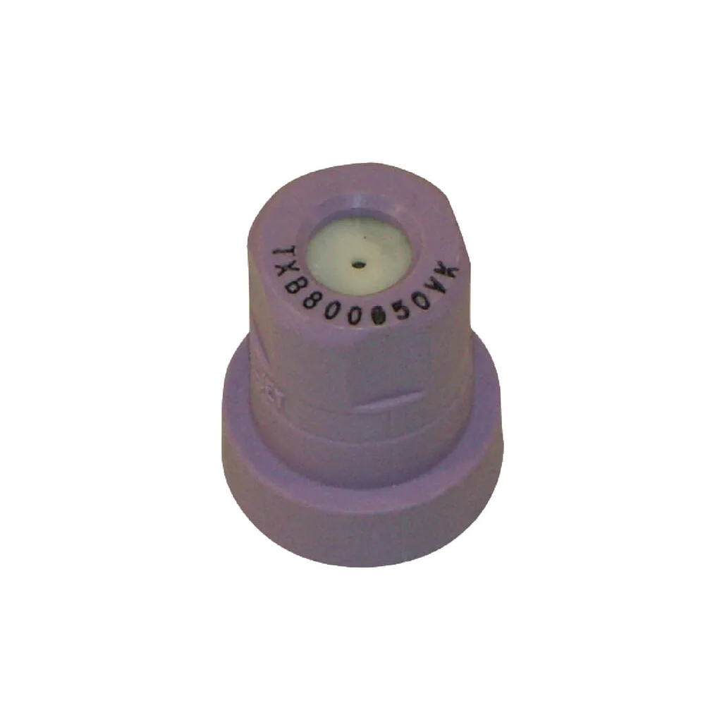 Duză conică goală TXB 80° 025 violet din material ceramic TeeJet