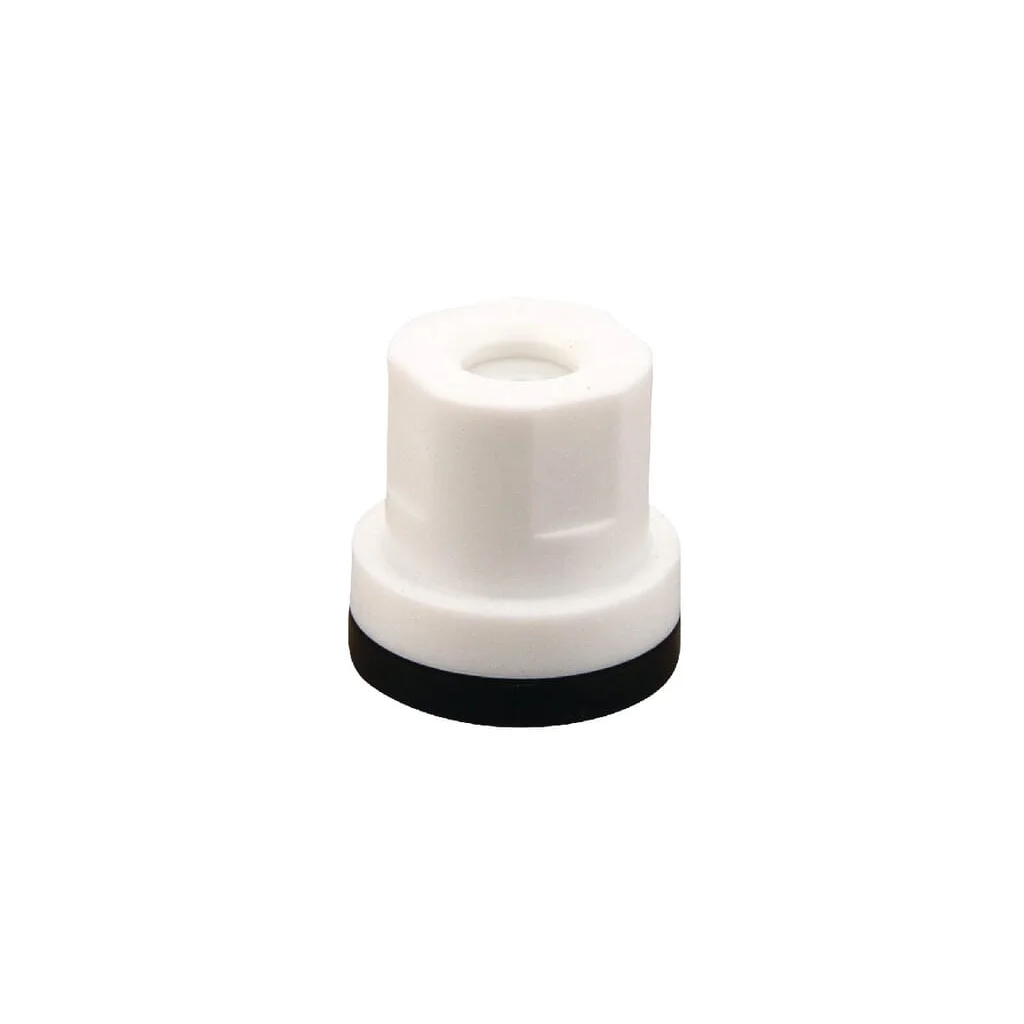 Duză conică goală injecție aer TXR 80° albă din material ceramic TeeJet