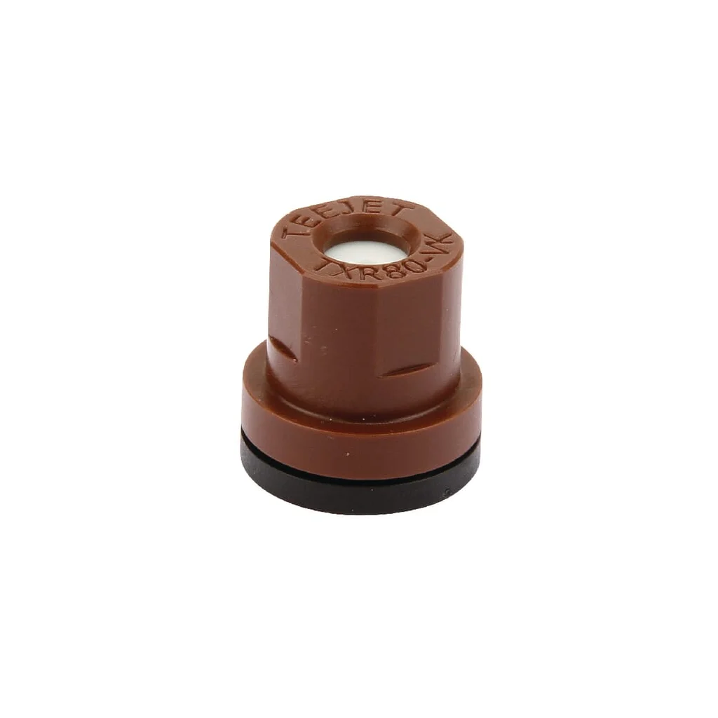 Duză conică goală injecție aer TXR 80° 01 maro din material ceramic TeeJet