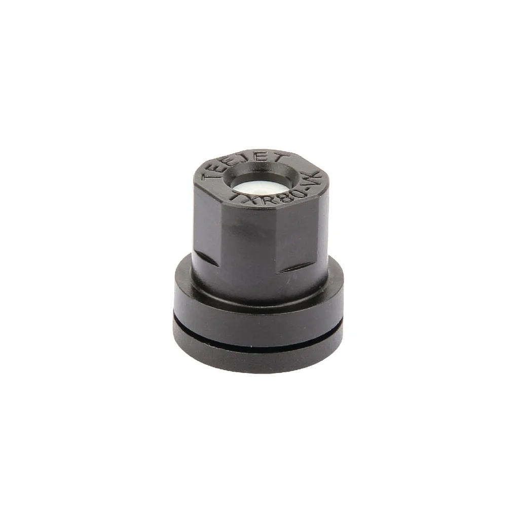 Duză conică goală injecție aer TXR 80° 04 neagră din material ceramic TeeJet