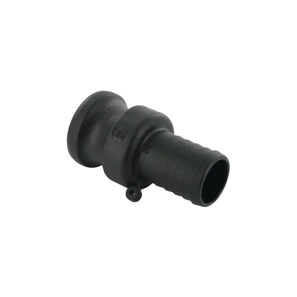 Cuplă Camlock tip E 1 1/4", conexiune furtun 30mm, polipropilenă