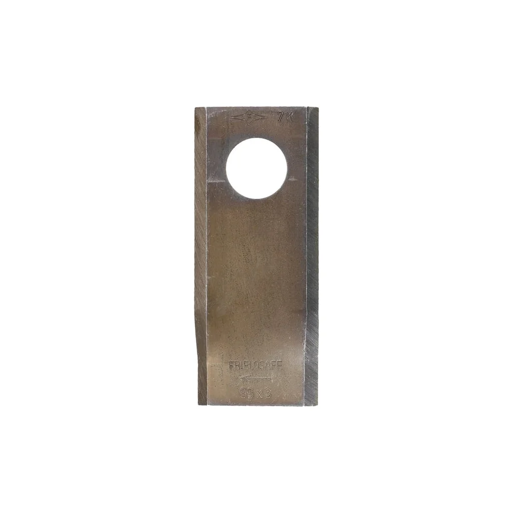 Lamă cositoare dreapta 96x40x3mm orificiu 19mm pachet 25 buc. potrivită pentru Deutz-Fahr