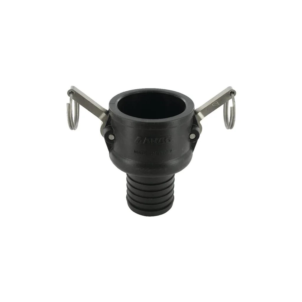 Cuplă Camlock tip C 2", conexiune furtun, polipropilenă