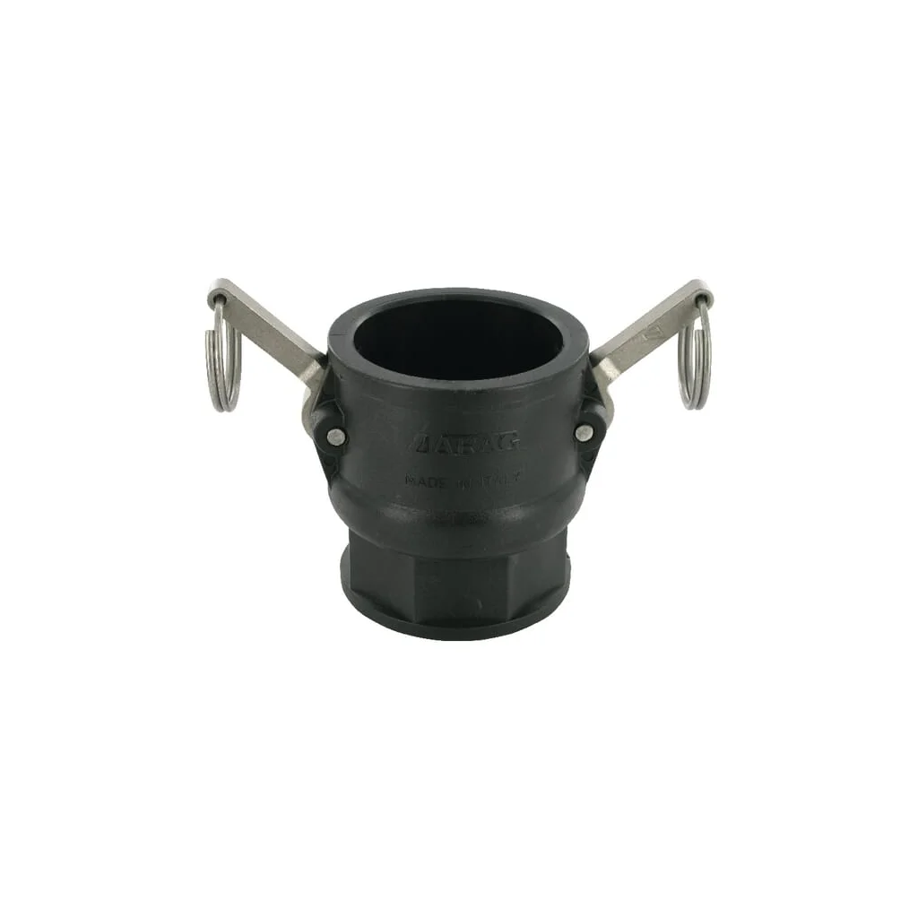 Cuplă Camlock tip D 2", filet mamă, polipropilenă